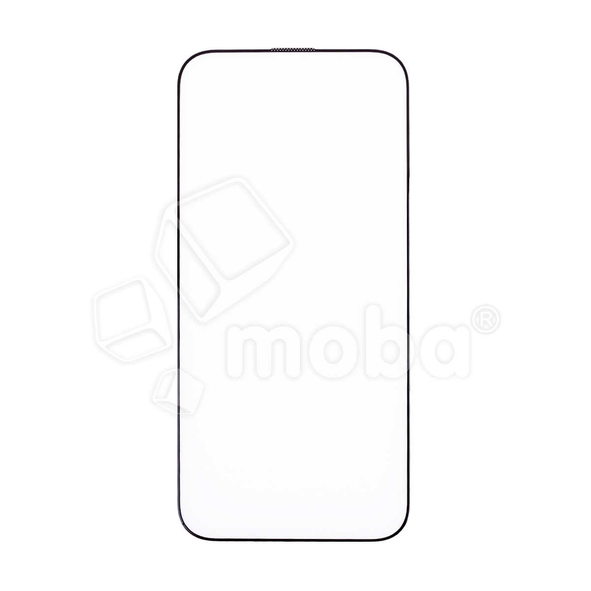 Защитное стекло с сеткой динамика для iPhone 16 Pro Черный