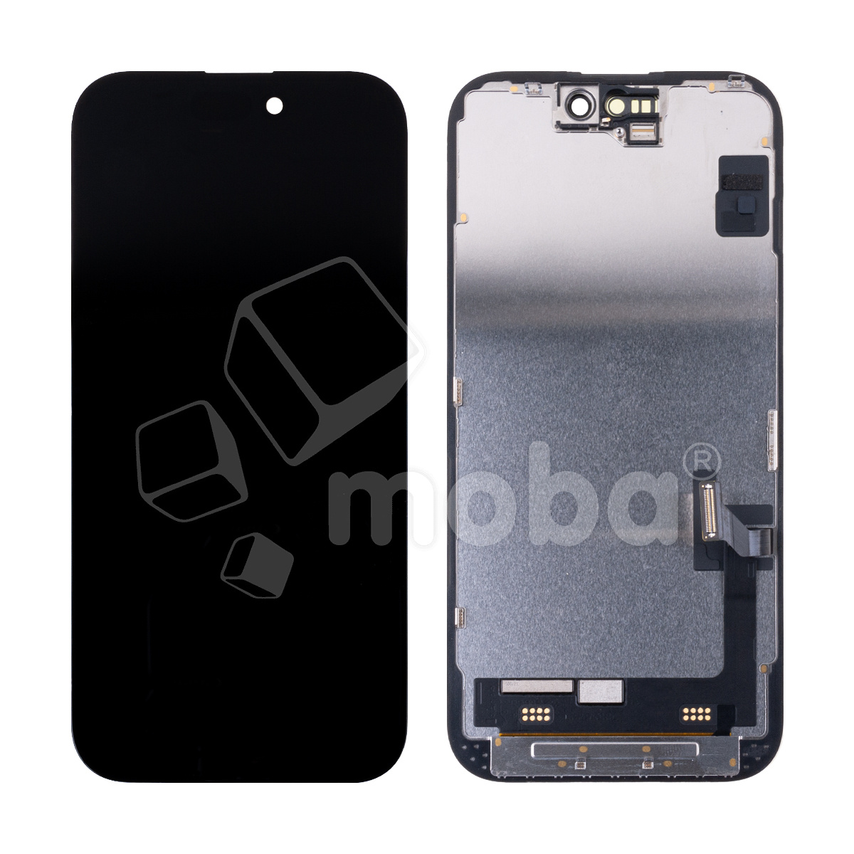 Дисплей для iPhone 15 (A3090) в сборе с тачскрином Черный - OR100 (Снятый, без ремонта)