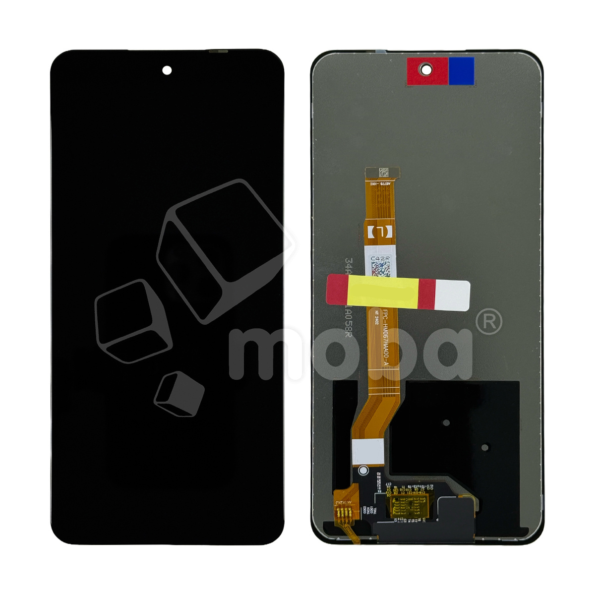 Дисплей для OPPO A5 Pro 4G (CPH2711) в сборе с тачскрином Черный - OR (HD+, 300 Кд/м?, 90 Гц)