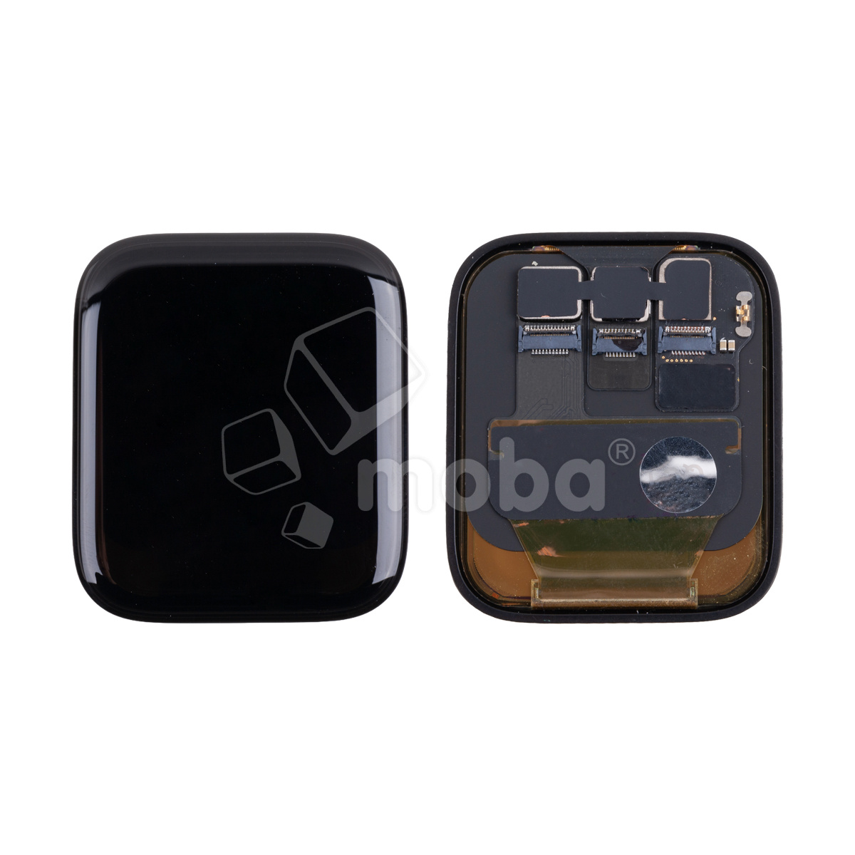 Дисплей для Apple Watch SE 2022 44 мм (A2723/A2724) в сборе с тачскрином Черный - OR100 (Снятый, без ремонта) (368 ? 448 px, 600 Кд/м?)