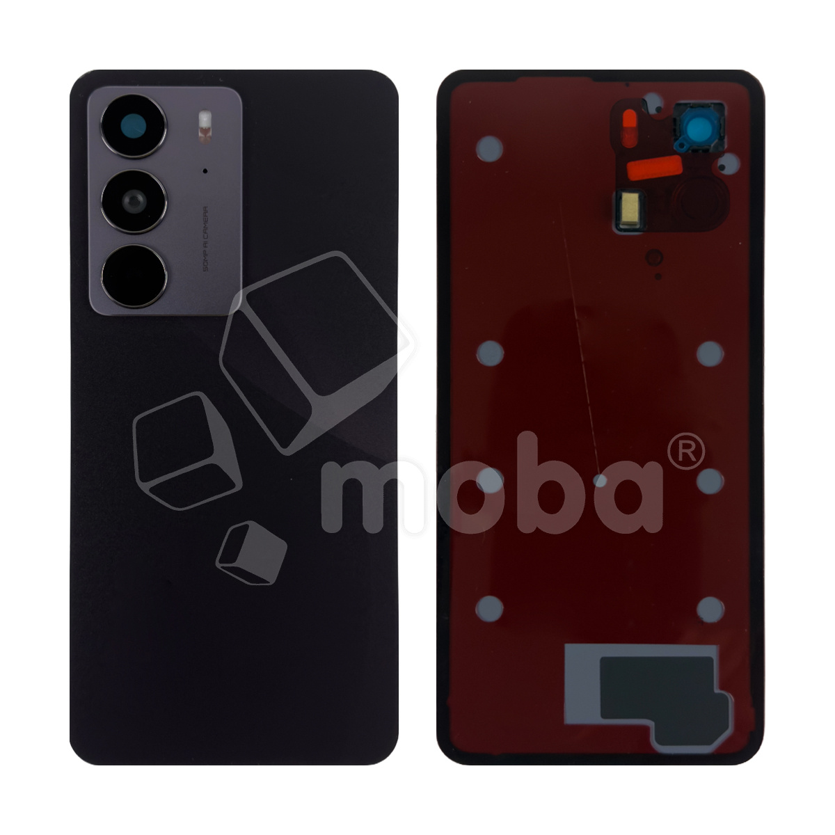 Задняя крышка для Realme C75 4G (RMX3941) Черный - Премиум