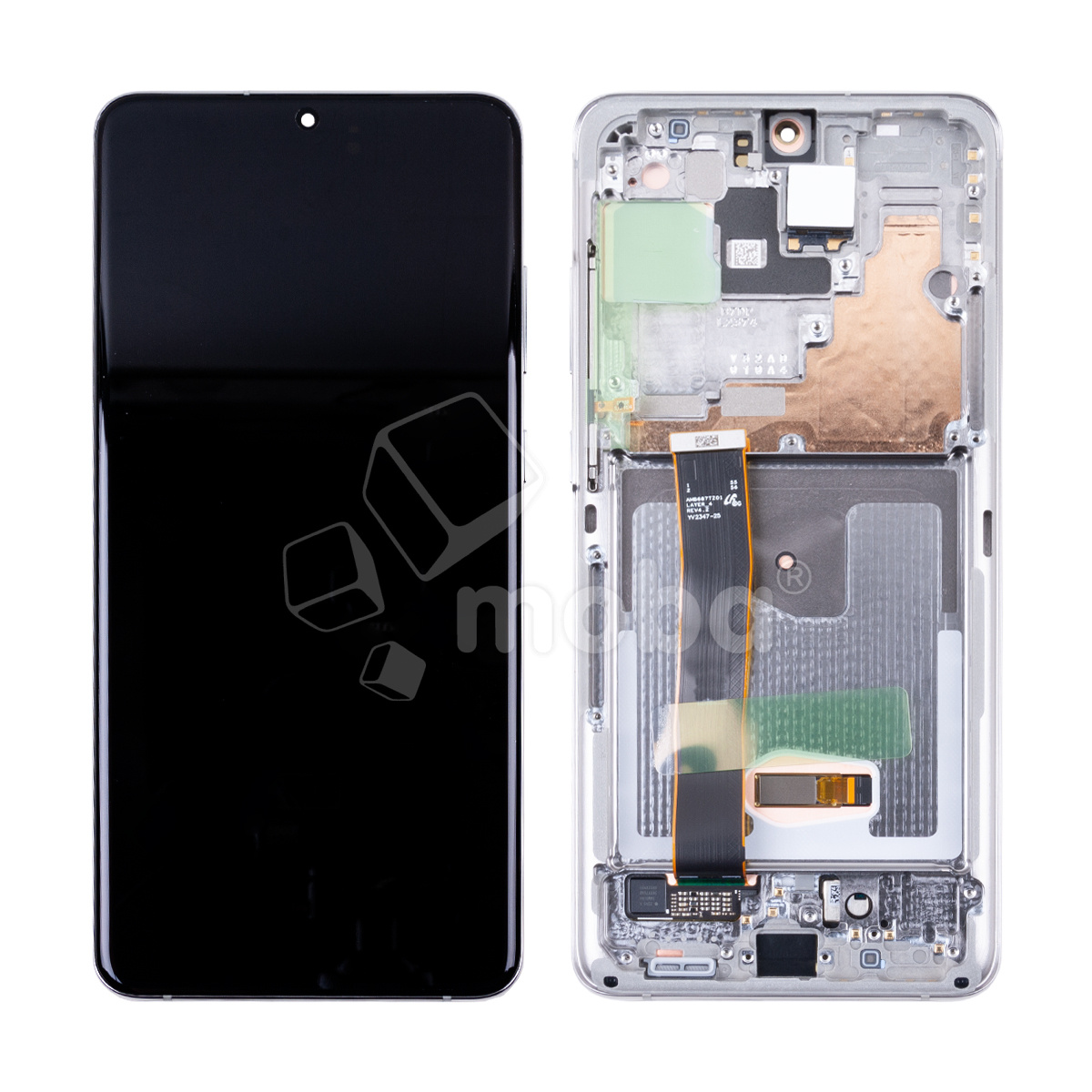 Дисплей для Samsung Galaxy S20 Ultra (G988B) модуль с рамкой Белый - OR (SP)