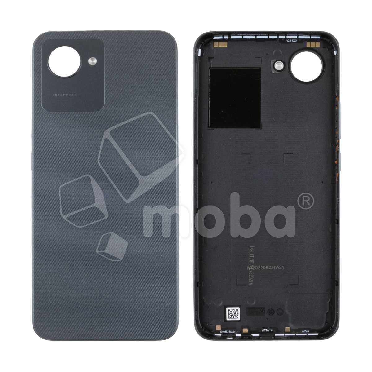 Задняя крышка для Realme C30 (RMX3581/RMX3623) Черный