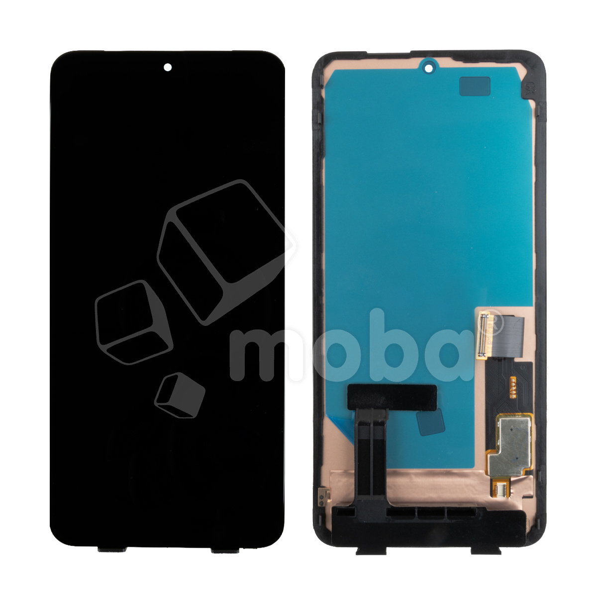 Дисплей для Google Pixel 8 Pro (GC3VE/G1MNW) в сборе с тачскрином Черный - (Soft OLED)