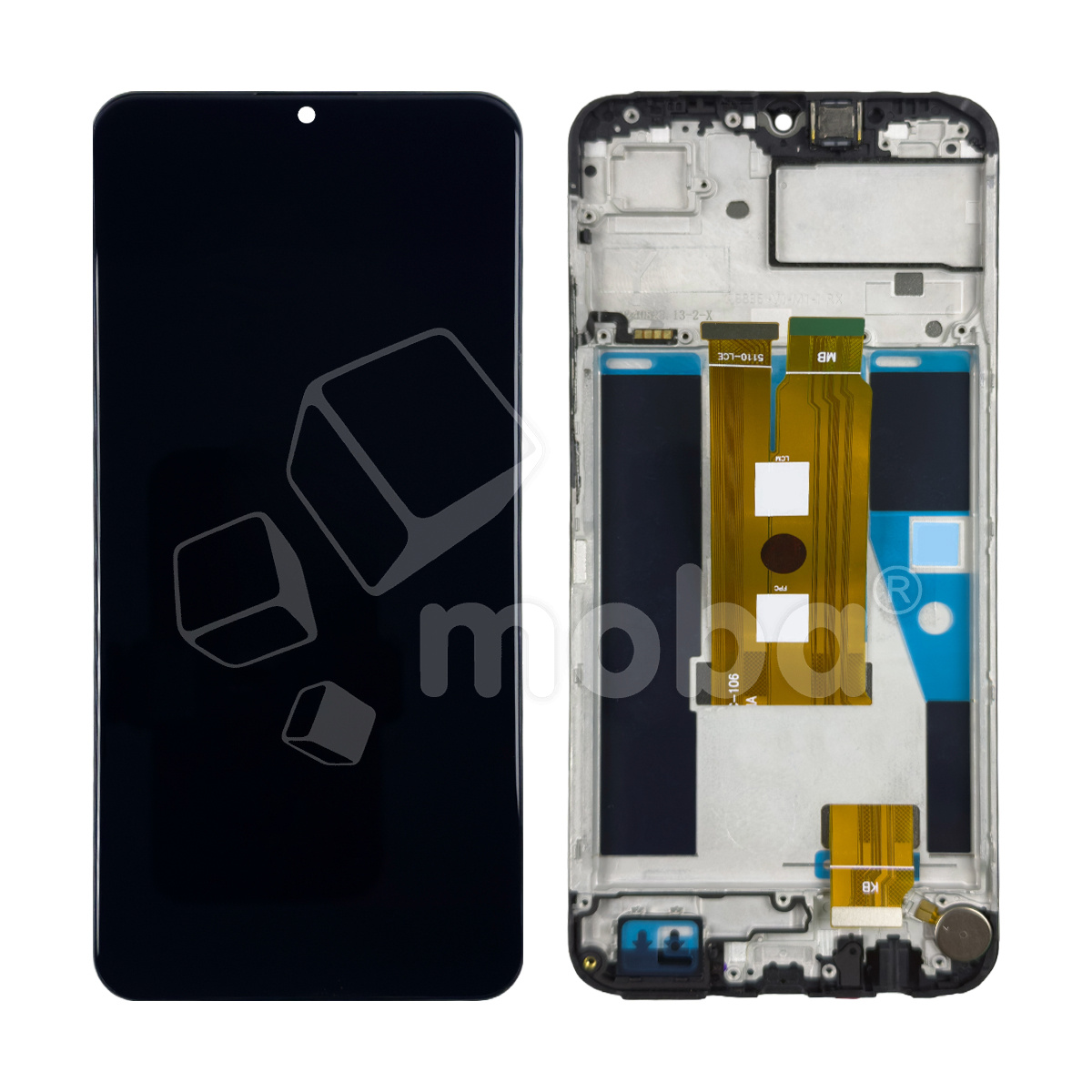 Дисплей для Realme C61 (RMX3930) модуль с рамкой Черный - OR (HD+, 300 Кд/м?, 90 Гц)