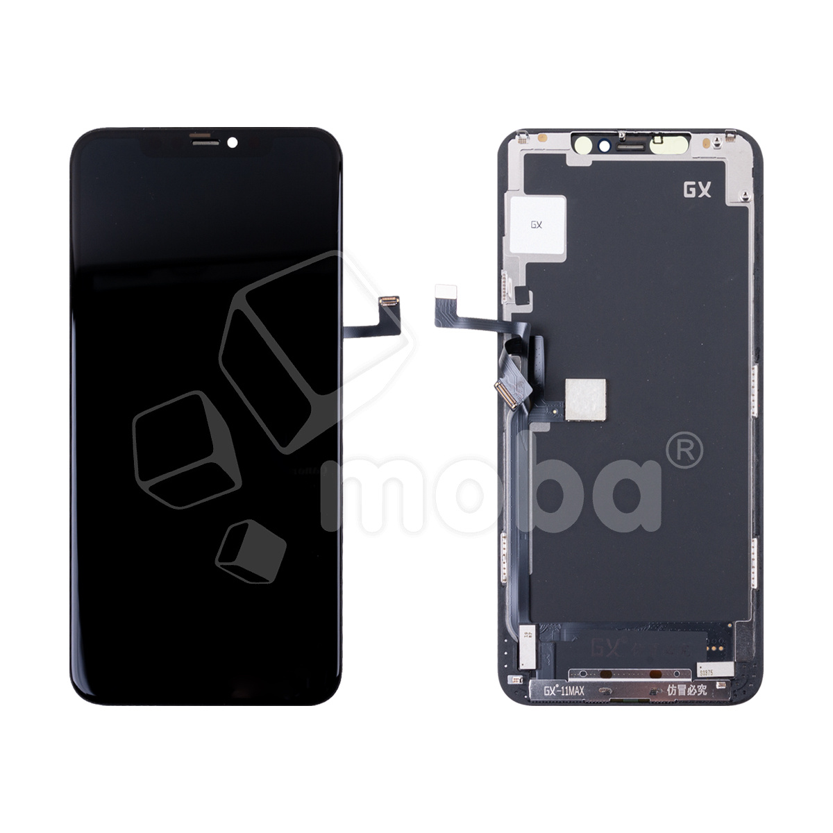 Дисплей для iPhone 11 Pro Max (A2218) в сборе с тачскрином Черный - GX (Hard OLED)