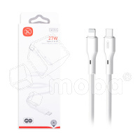Кабель Type-C - Lightning XO NBQ231A (3A, 27W, PD) Белый