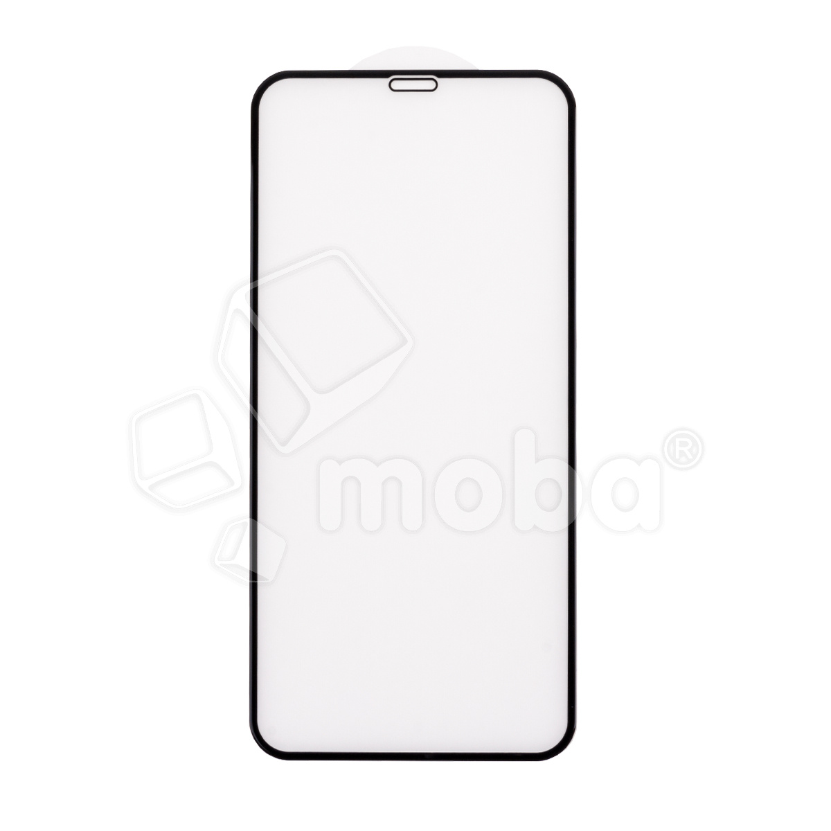 Защитное стекло "Матовое" для iPhone Xr/11 Черный (Закалённое, полное покрытие)