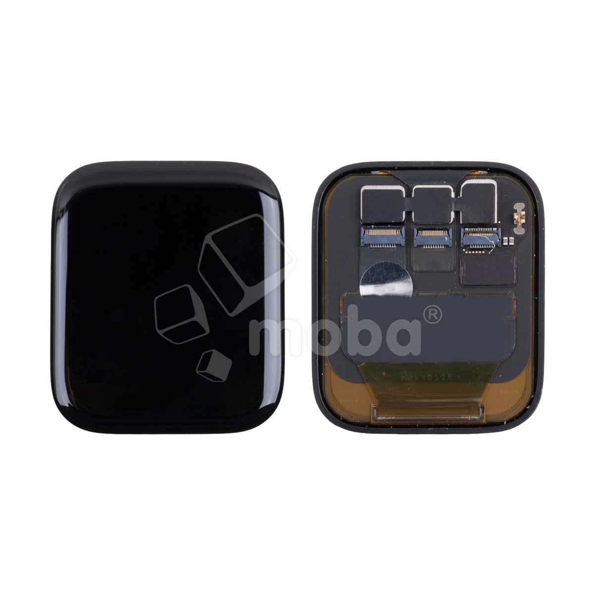 Дисплей для Apple Watch 5/SE 44 мм (A2352/A2356/A2093/A2157) в сборе с тачскрином Черный - OR100 (Снятый, без ремонта 368 ? 448 px, 600 Кд/м?)