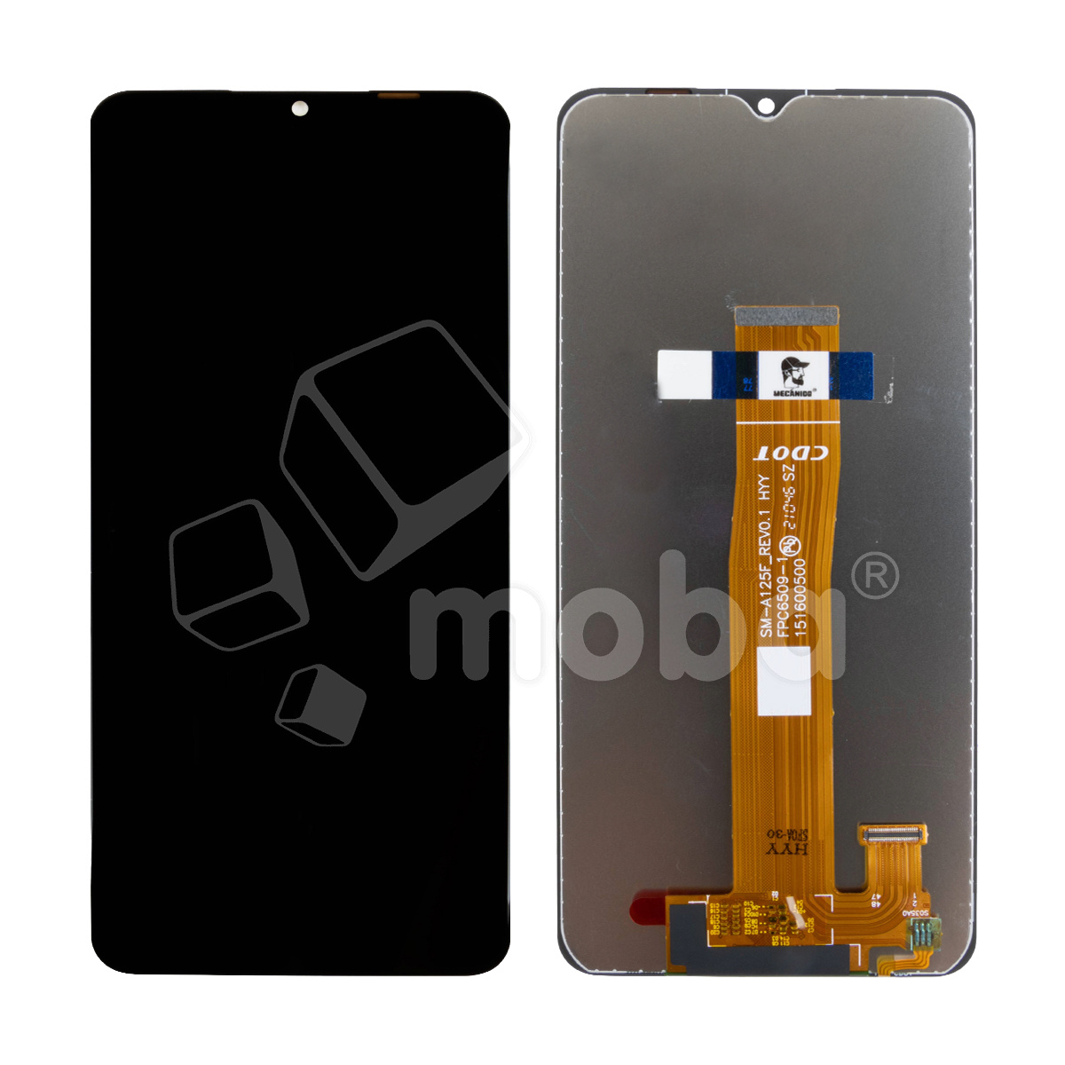Дисплей для Samsung Galaxy A12 (A125F) в сборе с тачскрином Черный Mecanico - AMP