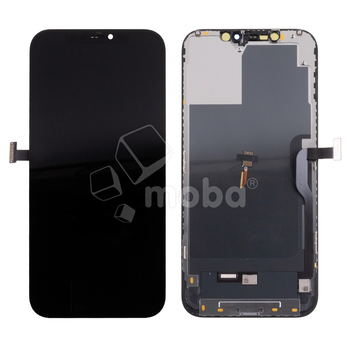 Дисплей для iPhone 12 Pro Max (A2411) в сборе с тачскрином Черный - (Hard OLED) Стандарт