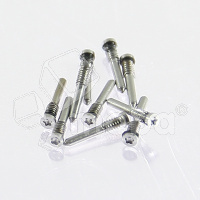 Винты для iPhone X/Xs/Xs Max/11/11 Pro/11 Pro Max/12/12 mini/12 Pro/12 Pro Max/13/13 mini/13 Pro/13 Pro Max/14/14 Pro/14 Plus/14 Pro Max/15/15 Pro/15 Plus/15 Pro Max/16/16e/16 Pro/16 Pro Max внешний (10 шт.) Серебро