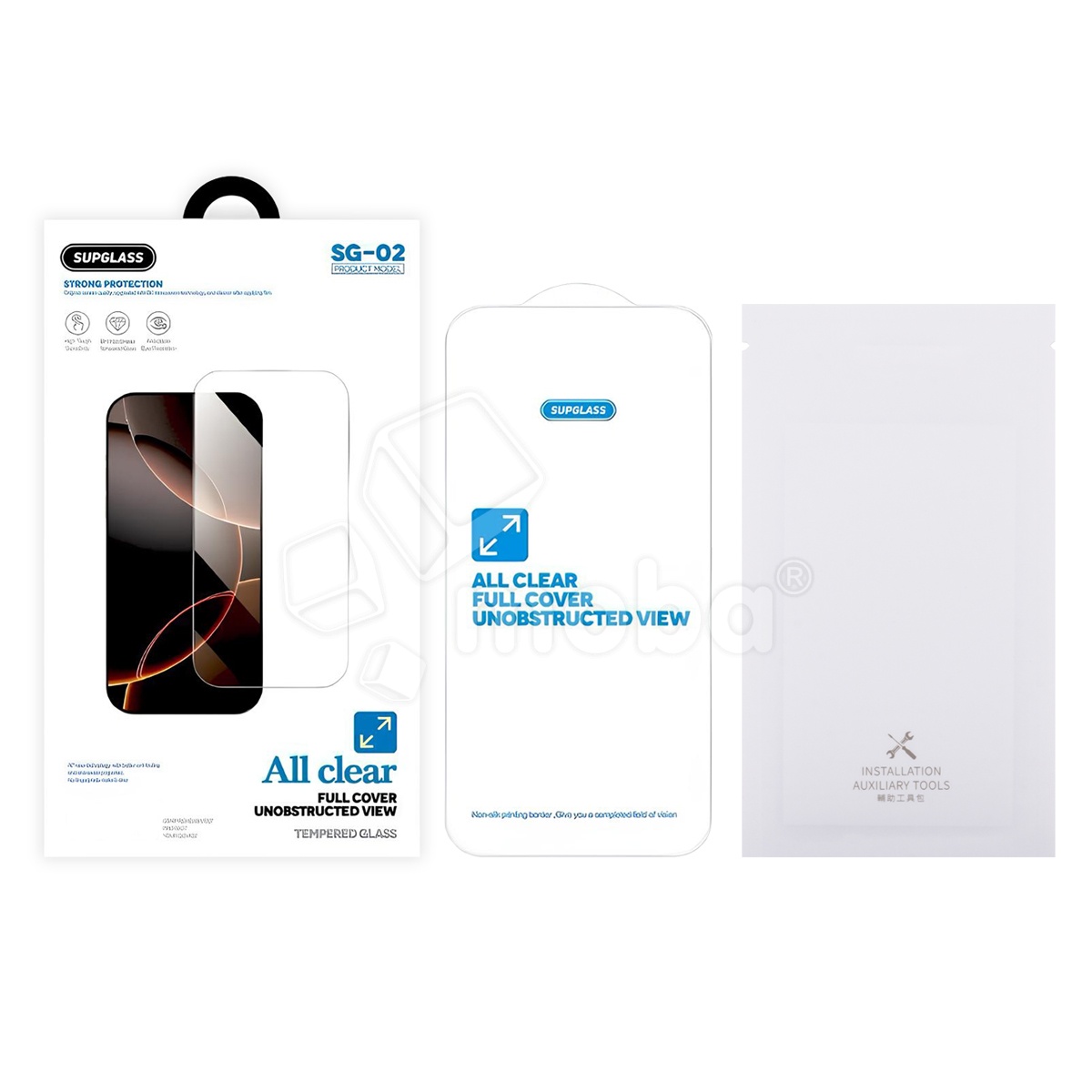 Защитное стекло Supglass SG-02 для iPhone 16 Pro/17/17 Pro/18 Pro