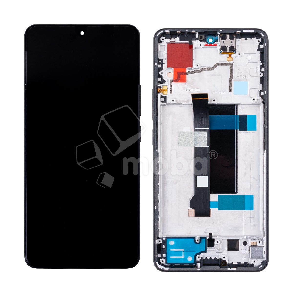 Дисплей для Xiaomi Poco X6 5G/Redmi Note 13 Pro 5G (23122PCD1G/2312DRA50C/2312CRAD3C/2312DRA50G/2312DRA50I) модуль с рамкой Черный - OR (SP)