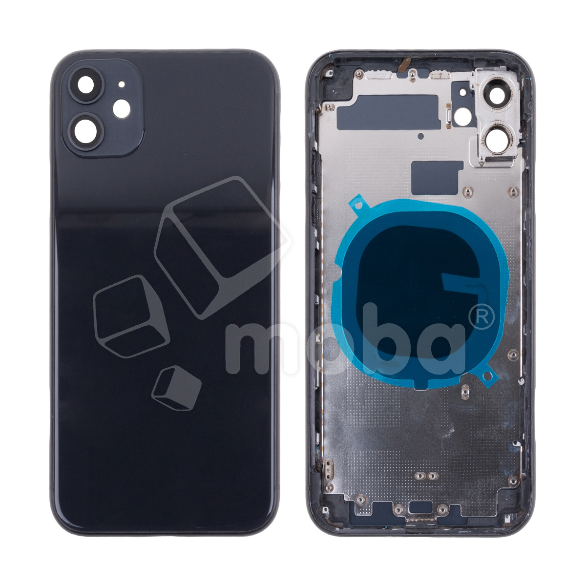 Корпус для iPhone 11 (A2221) (1 Sim) Черный