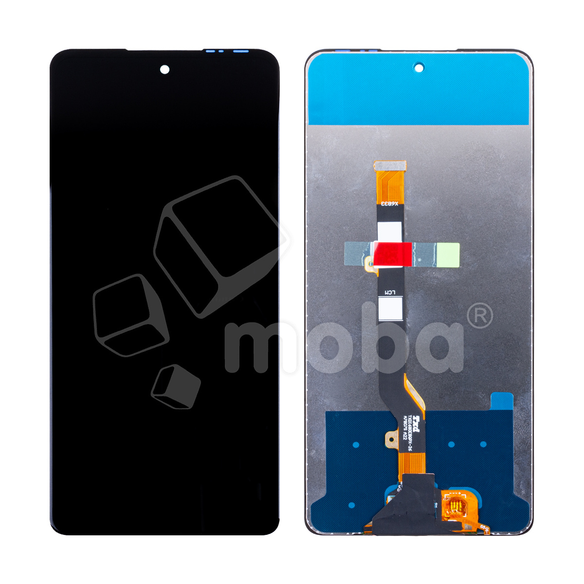 Дисплей для Tecno Pova 5 Pro 5G (LH8n) в сборе с тачскрином Черный - OR (Full HD, 300 Кд/м?, 120 Гц)