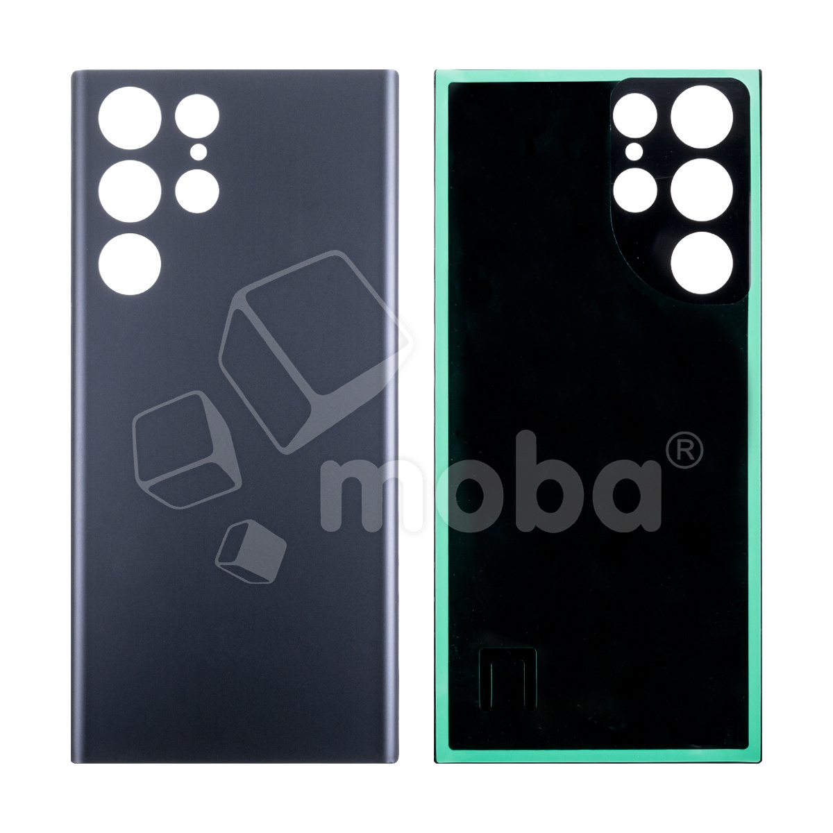 Задняя крышка для Samsung Galaxy S22 Ultra (S908B) Черный
