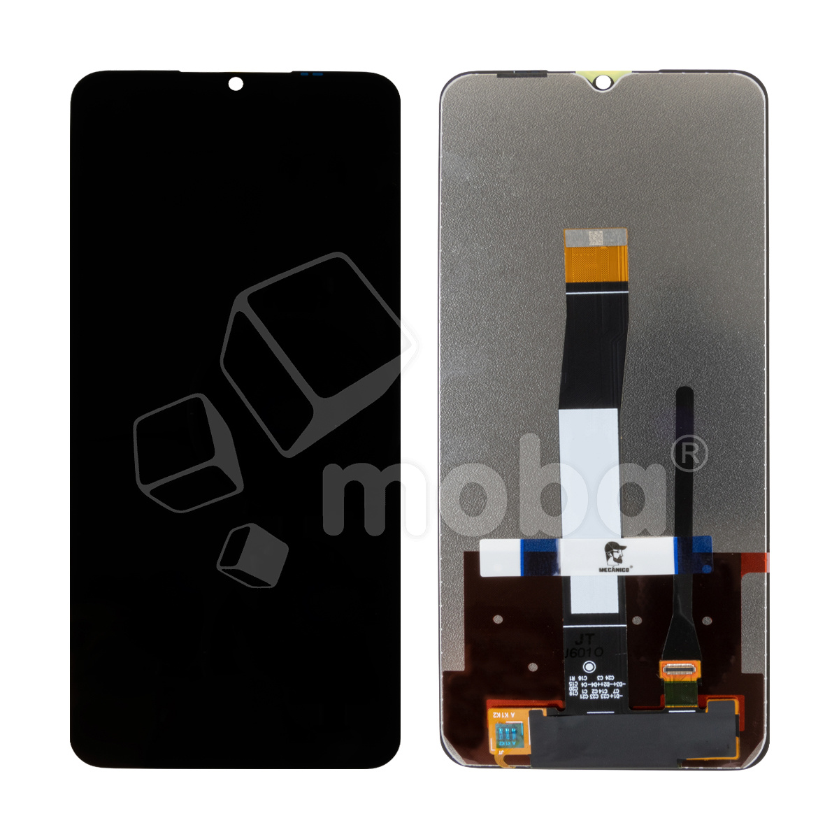 Дисплей для Xiaomi Redmi 10C (220333QNY) в сборе с тачскрином Черный Mecanico - AMP