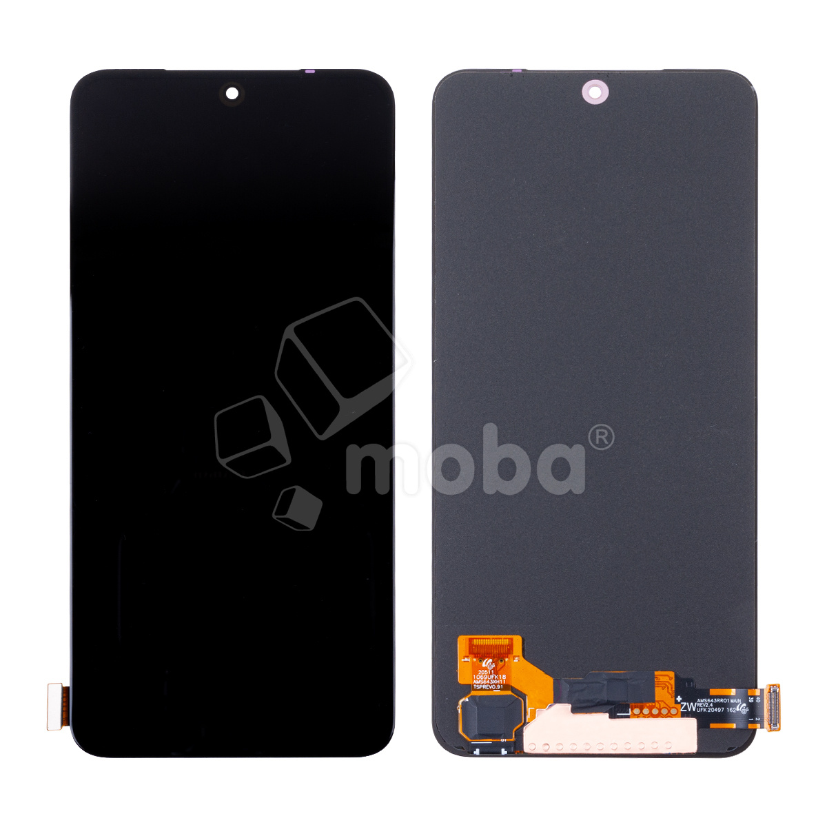 Дисплей для Xiaomi Redmi Note 12S (23030RAC7Y/2303CRA44A) в сборе с тачскрином Черный - (OLED) (Full HD, 450 Кд/м?)