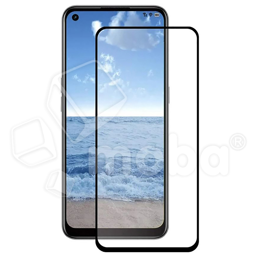 Защитное стекло "Полное покрытие" для OPPO A54 4G/A55 4G Черный