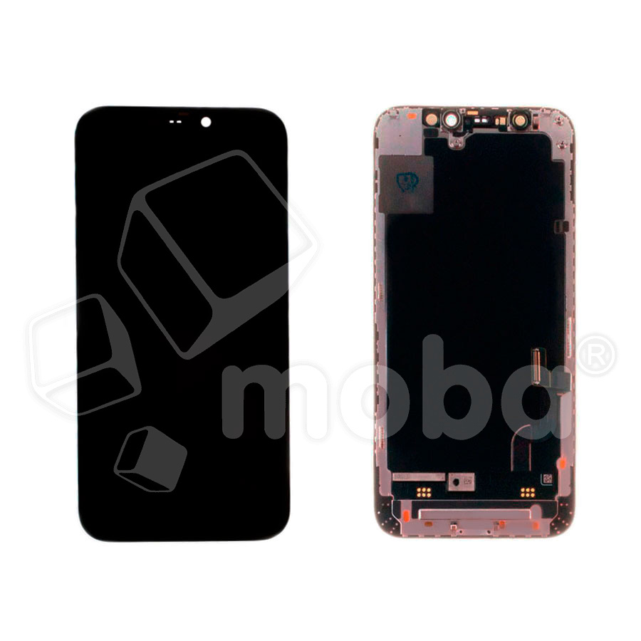 Дисплей для iPhone 12 mini (A2399) в сборе с тачскрином Черный - (Hard OLED, HD+) (площадка под IC)