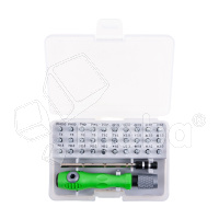 Отвертка 7389C (30 насадки, пластиковый кейс)