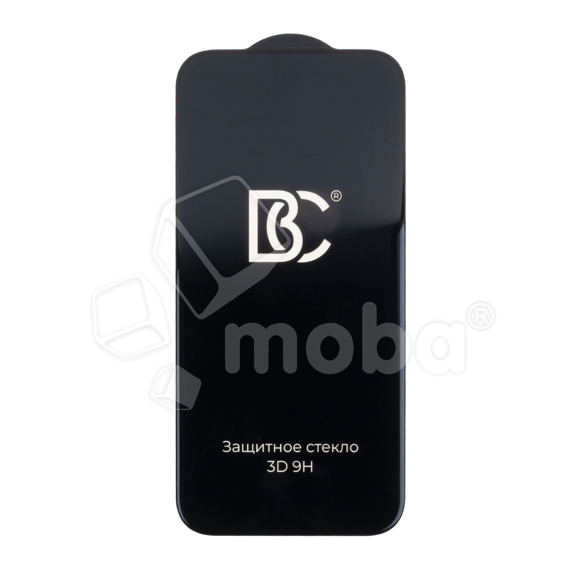 Защитное стекло "Премиум" для iPhone 17 Pro Max/18 Pro Max Черный (Закалённое+, полное покрытие)