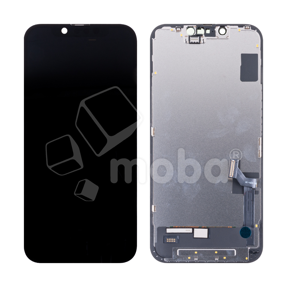 Дисплей для iPhone 14 (A2883) в сборе с тачскрином Черный - (Hard OLED, Full HD) (площадка под IC)