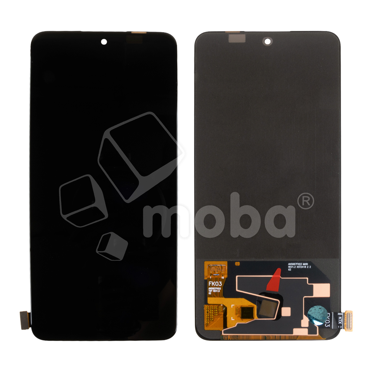 Дисплей для Realme 14 5G/14T 5G/P3 5G (RMX5070/RMX5078/RMX5079) в сборе с тачскрином Черный - (OLED)
