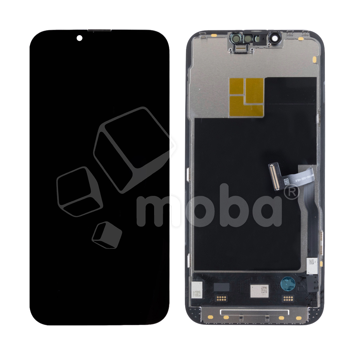 Дисплей для iPhone 13 Pro (A2640) в сборе с тачскрином Черный - DD (Soft OLED, Full HD, 120 Гц) (с верификацией = с привязкой без ошибки)