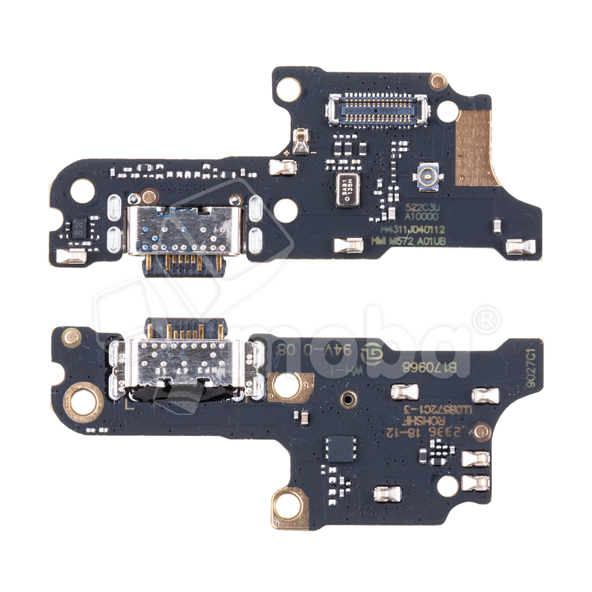 Шлейф для Xiaomi Redmi 13C 4G/Poco C65 (23100RN82L/23108RN04Y/2310FPCA4G) плата на системный разъем/микрофон