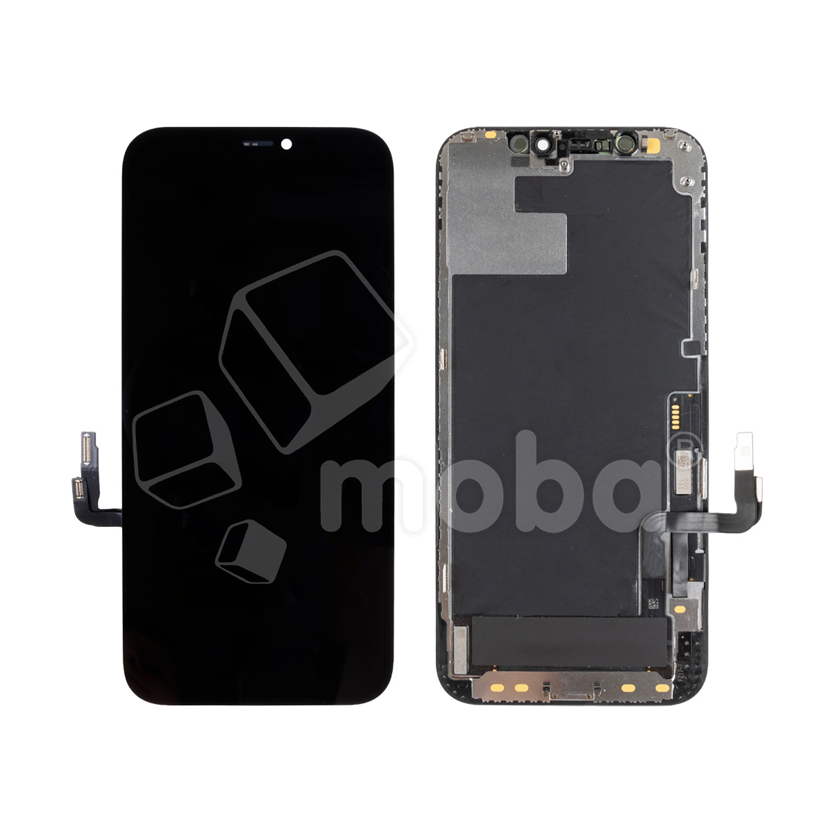 Дисплей для iPhone 12/12 Pro (A2403/A2407) в сборе с тачскрином Черный - OR (Снятый, заменено стекло и тачскрин)