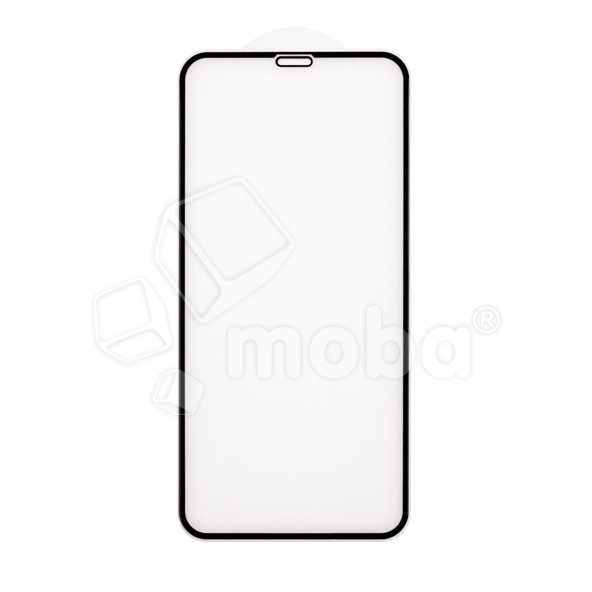 Защитное стекло "Матовое" для iPhone X/Xs/11 Pro Черный (Закалённое, полное покрытие)
