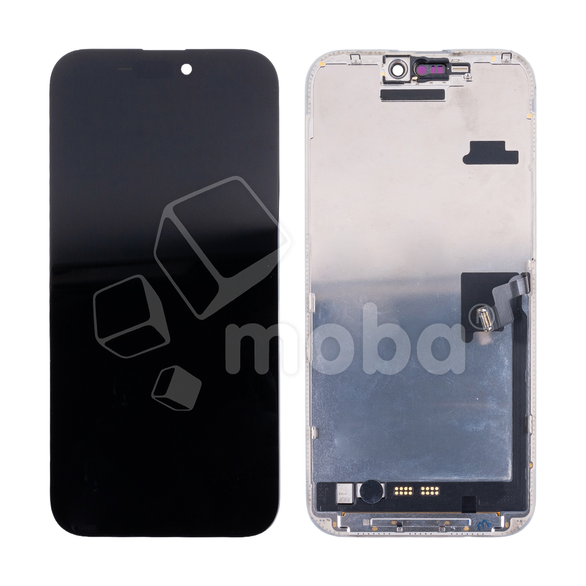 Дисплей для iPhone 16 Pro Max (A3296) в сборе с тачскрином Черный - OR100 (rev. Samsung) (Снятый, без ремонта)