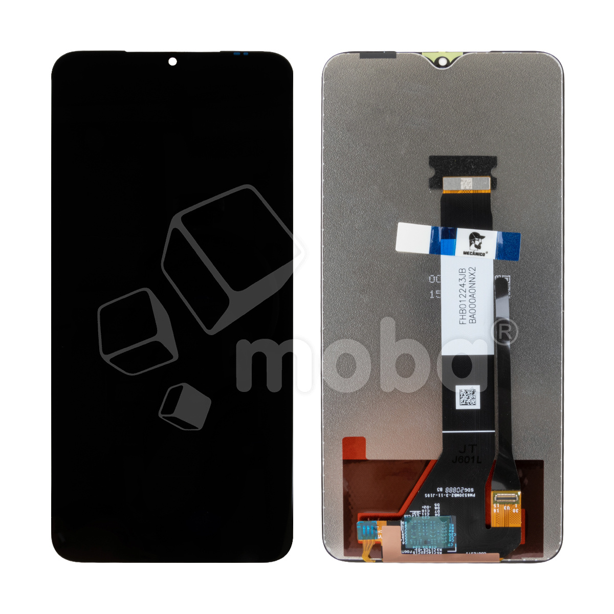 Дисплей для Xiaomi Poco M3/Redmi 9T (M2010J19CG/M2010J19SY) в сборе с тачскрином Черный Mecanico - AMP