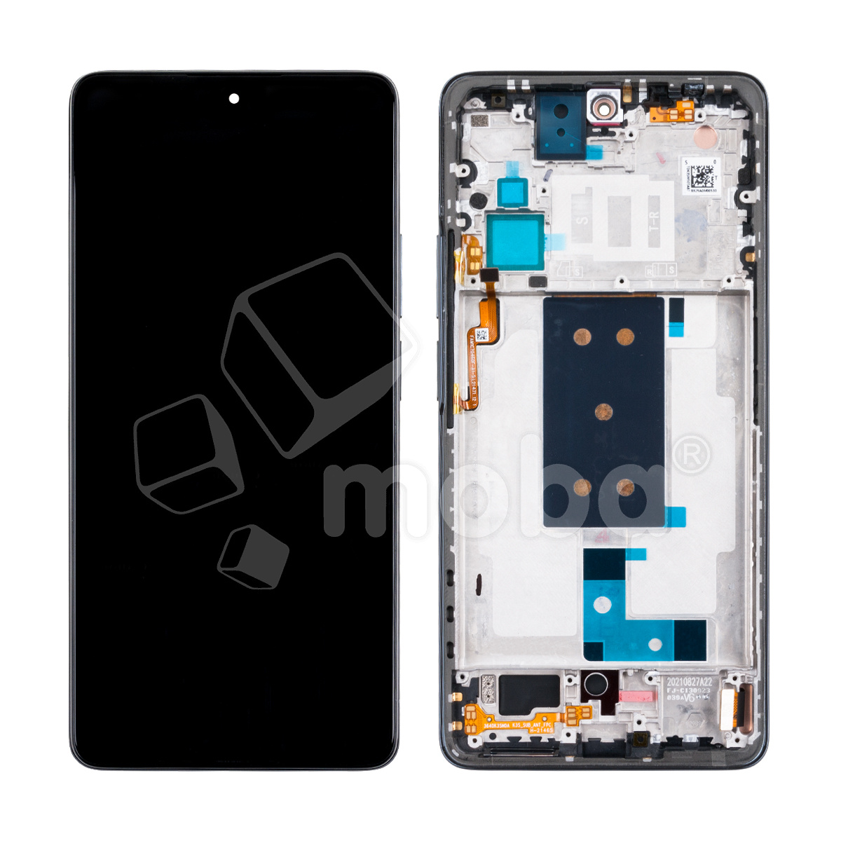 Дисплей для Xiaomi 11T Pro/11T (2107113SG/21081111RG) модуль с рамкой Черный - OR (SP)