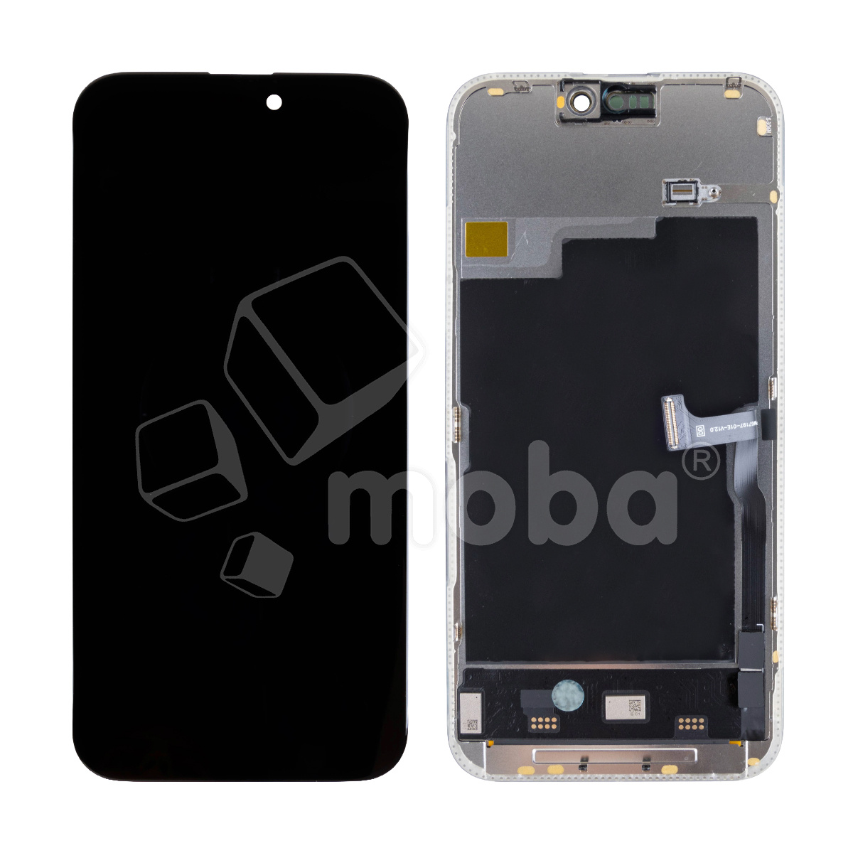 Дисплей для iPhone 15 Pro Max (A3106) в сборе с тачскрином Черный - DD (Soft OLED, Full HD, 120 Гц) (с верификацией = с привязкой без ошибки)
