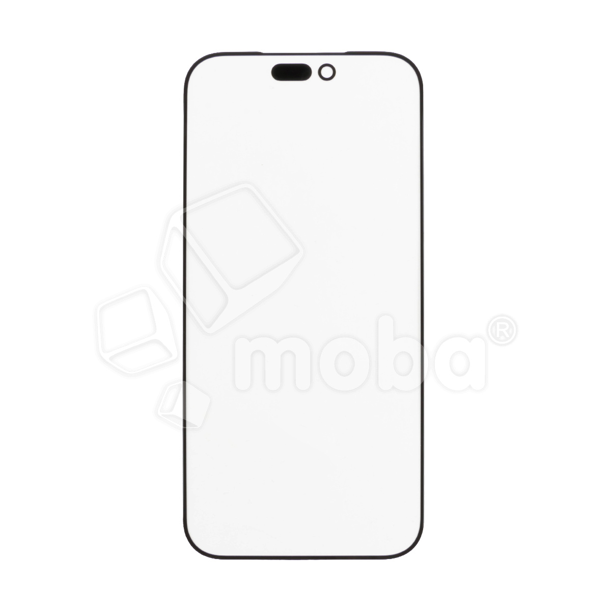 Стекло для переклейки iPhone 17 Pro Max (A3526) с OCA пленкой Черный - OR (Feaglet)