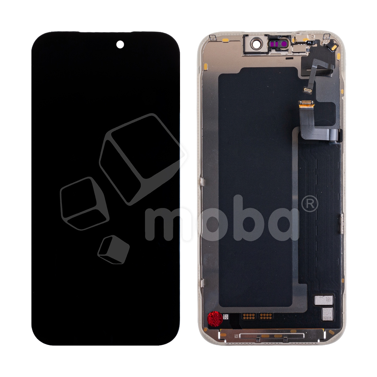 Дисплей для iPhone 17 Pro Max (A3526) в сборе с тачскрином Черный - OR (SP) (с верификацией “Новая запчасть”)
