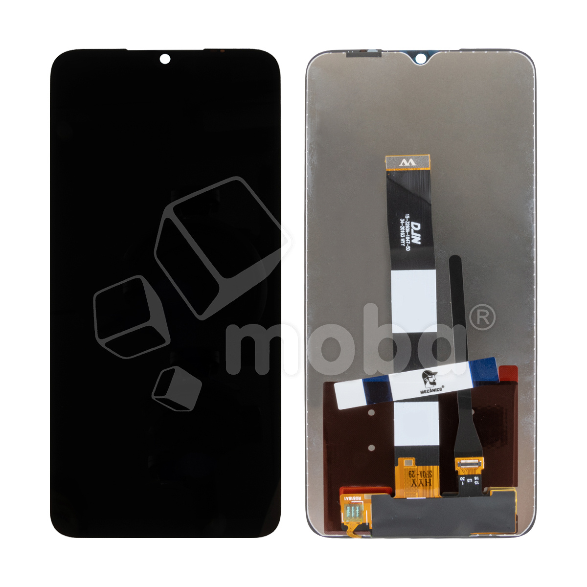 Дисплей для Xiaomi Redmi 9A/9C/10A (M2006C3LG) в сборе с тачскрином Черный Mecanico - AMP