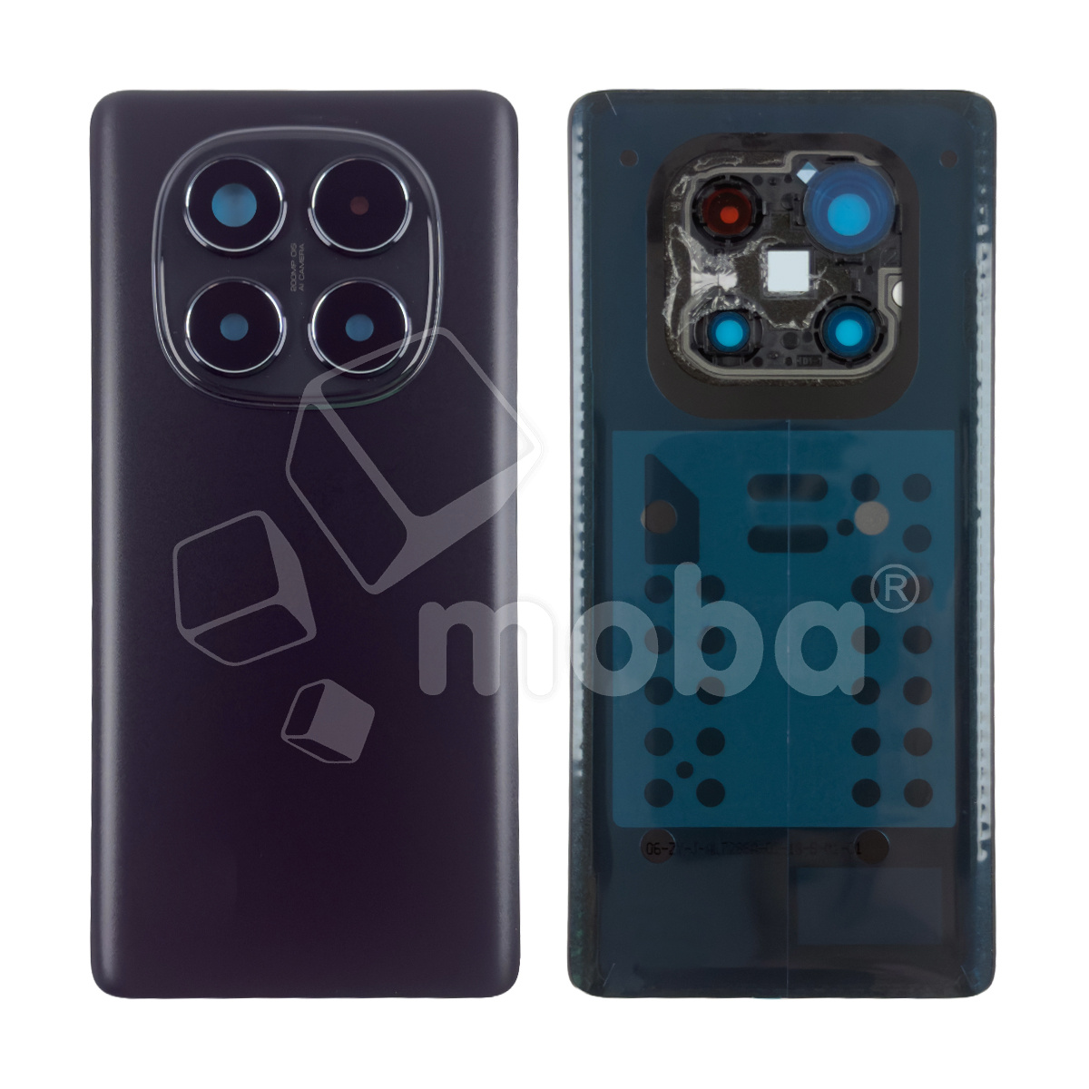 Задняя крышка для Xiaomi Redmi Note 14 Pro 4G (24116RACCG) Черный - Премиум