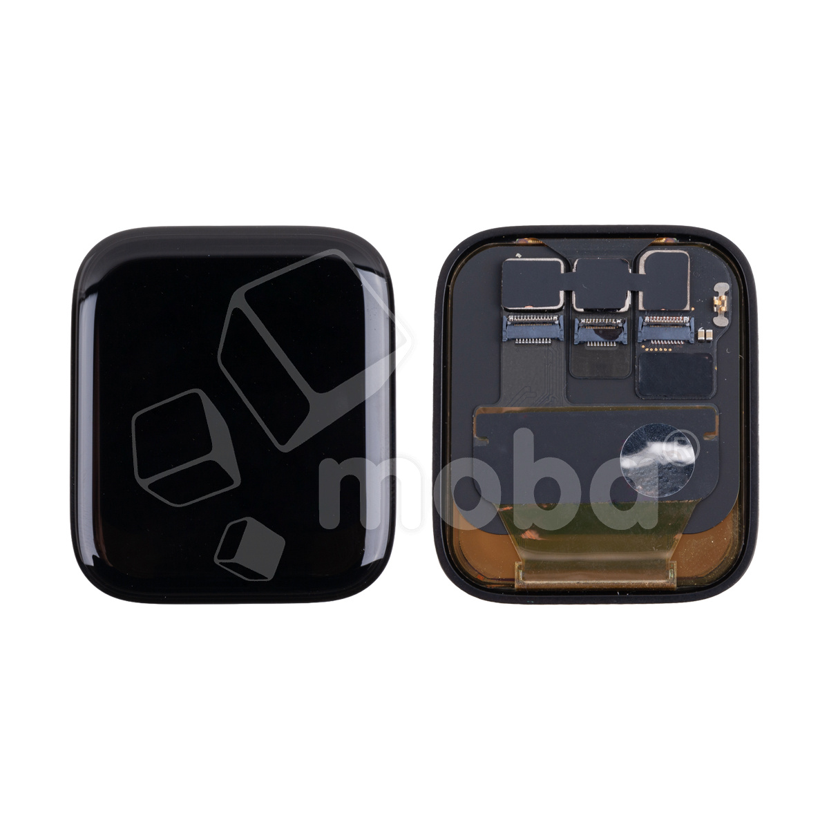 Дисплей для Apple Watch SE 2022 44 мм в сборе с тачскрином Черный - OR100 (Снятый, без ремонта)