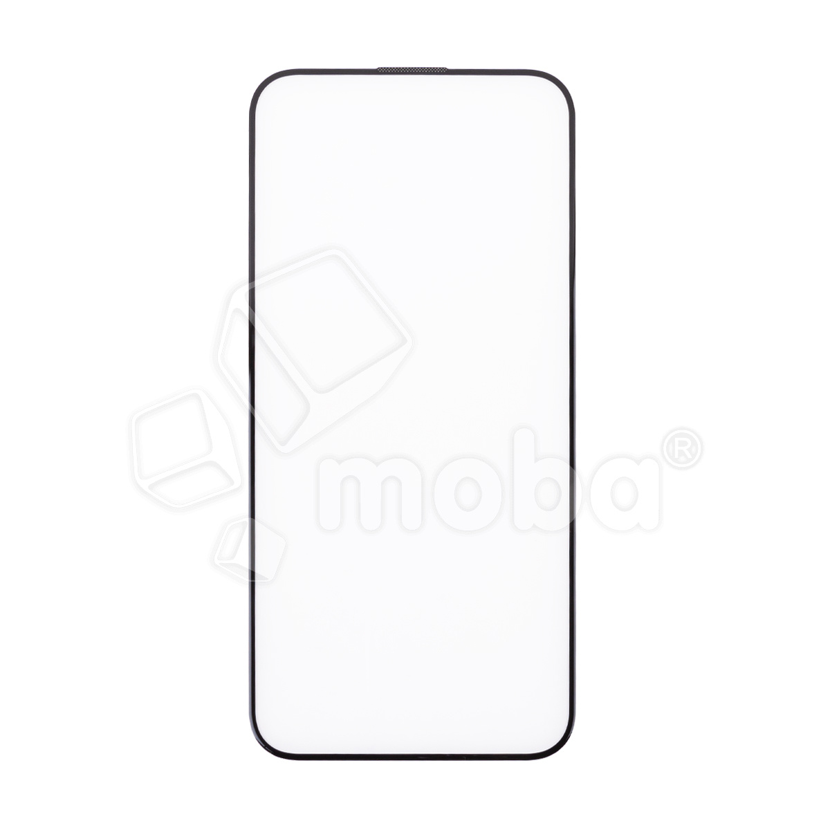 Защитное стекло с сеткой динамика для iPhone 15 Черный