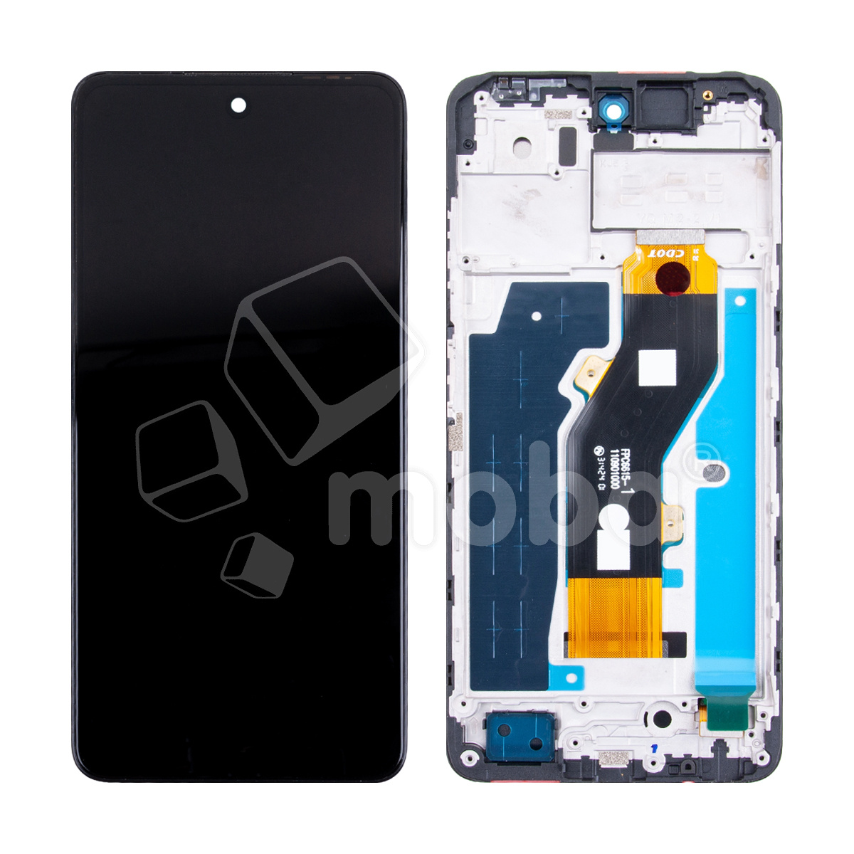 Дисплей для Tecno Spark 20 (KJ5) модуль с рамкой Черный - OR (HD+, 300 Кд/м?, 90 Гц)