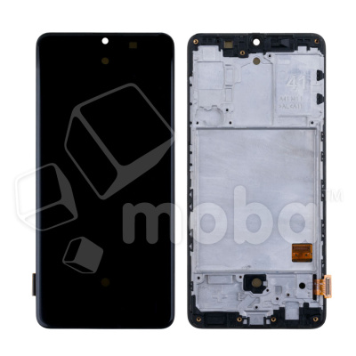 Дисплей для Samsung Galaxy A41 (A415F) в сборе с тачскрином Черный - (OLED)