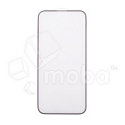 Защитное стекло "Матовое" для iPhone 15 Pro Max Черный (Закалённое, полное покрытие)
