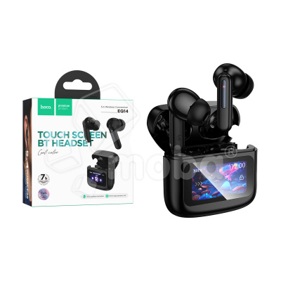Беспроводные наушники Bluetooth Hoco EQ14 (TWS, с дисплеем, вакуумные) Черный