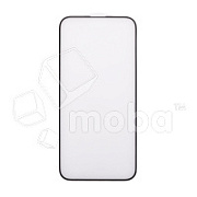 Защитное стекло "Матовое" для iPhone 15 Plus Черный (Закалённое, полное покрытие)