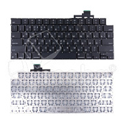 Клавиатура для ноутбука MacBook Air M2 13" A2681/A2941/A3113/A3114 (2022-2024, прямой Enter RU) Черный