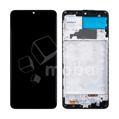 Дисплей для Samsung Galaxy M22 (M225F) модуль с рамкой Черный - (OLED)